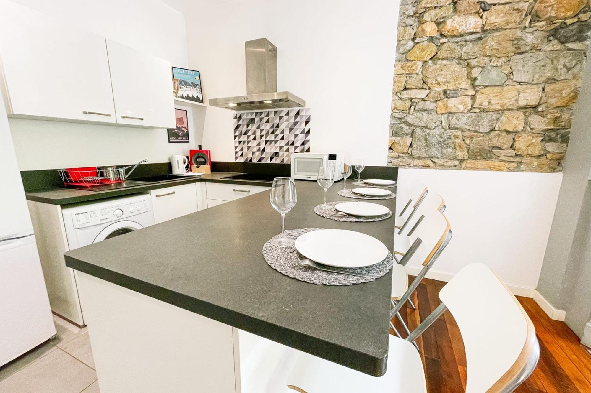 Appartement #G3 The Authentic T2 Downtown Balcony Tramway à Grenoble Extérieur photo